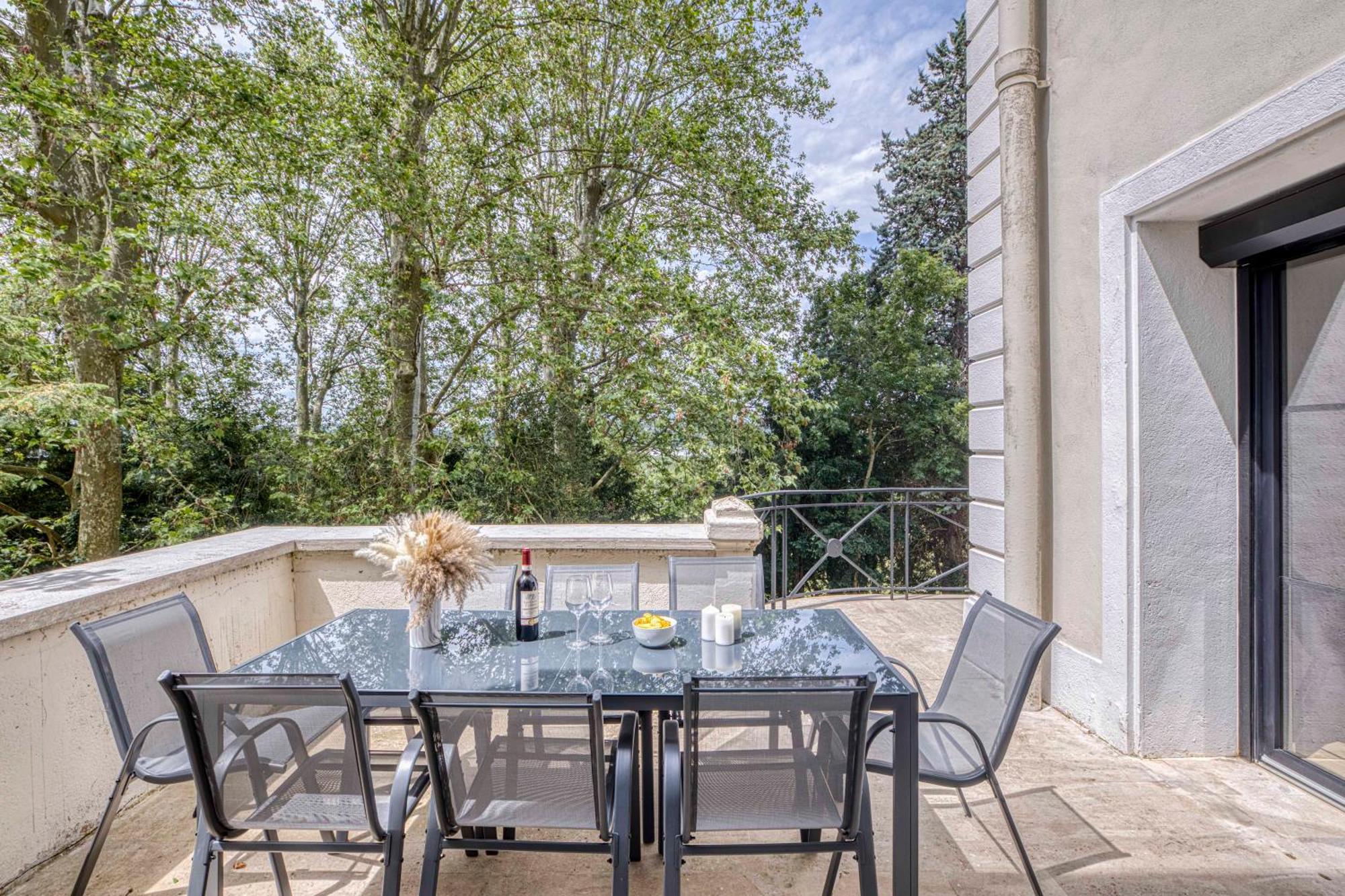 1 - Grand Appartement Spacieux Dans Un Chateau Du 17Eme Siecle, A 15Min De Lyon Vourles Ngoại thất bức ảnh